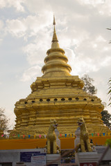 Thailand Temple , pagoda at Chiang Mai,Thailand.