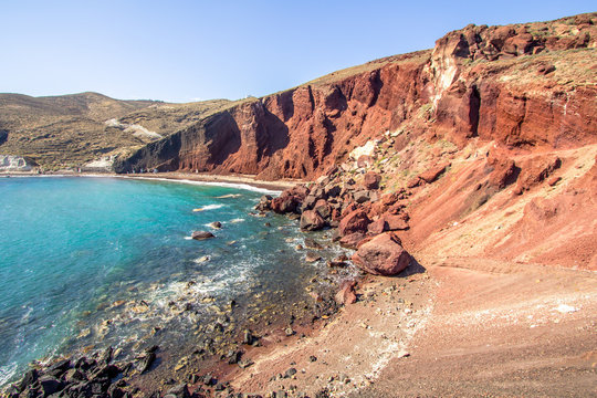 Red Beach, Santorini, Greece