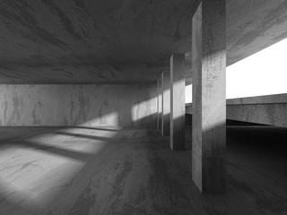 Abstract geometric concrete architecture background