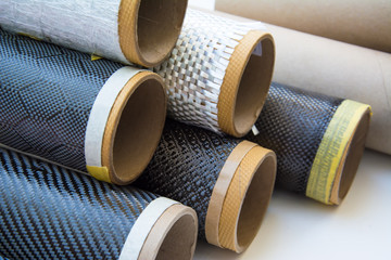 Carbon fiber composite raw material background