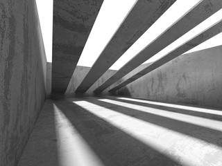 Abstract geometric concrete architecture construction