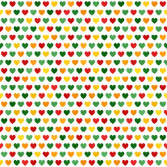 Heart pattern. Vector seamless background