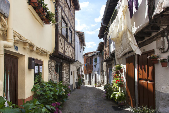 Calle t&iacute;pica de Herv&aacute;s, C&aacute;ceres