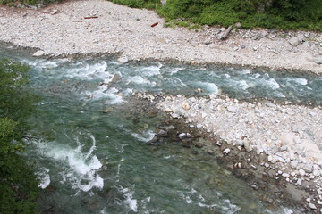川の上流
