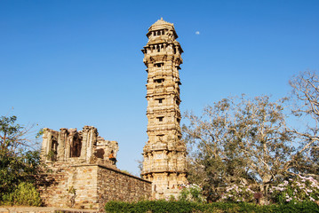 Rajasthan. Chittorgarh Fort, the largest fort in India. 
