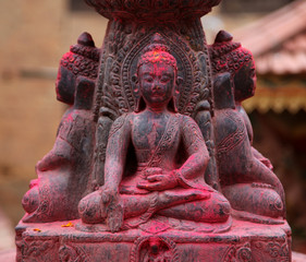 Buddhas in Patan, Nepal