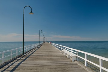 Obraz premium Pier in the sea