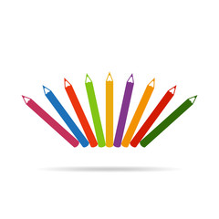 Pencil icons. Vector illustration