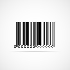 Barcode icon. Vector illustration.