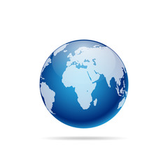 Planet Earth icon. Vector illustration.