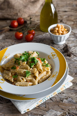 Pasta in chickpea