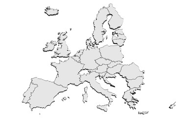 Construction Européenne Europe Drapeaux