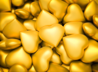 Golden hearts