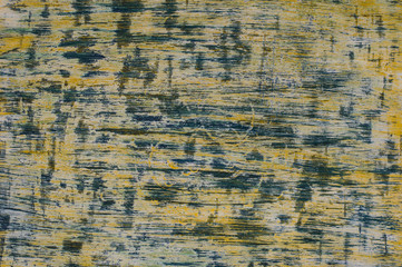 Horizontal yellow-blue texture handmade.