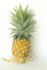 Pineapple isolated on white background