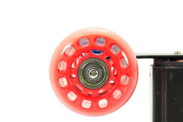Pink rubber wheel