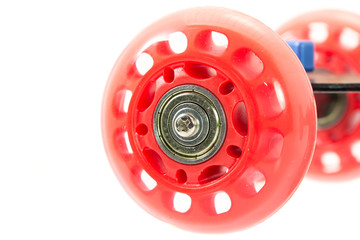 Pink rubber wheel
