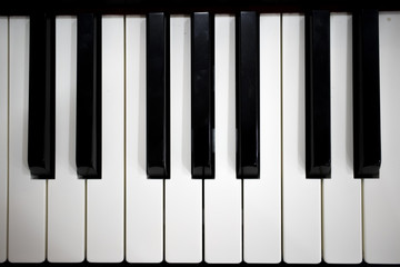 piano keys for background