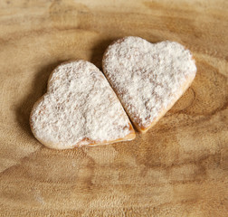 deux cœurs en patisserie