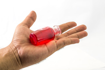 Red poison in hand