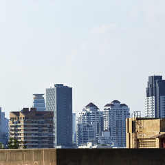 Obraz na płótnie Canvas view of Bangkok Skyline