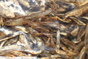 small dried fishes