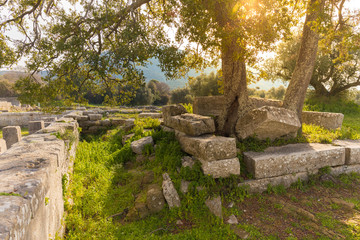 ruins of ancient city of Messena, Peloponnese