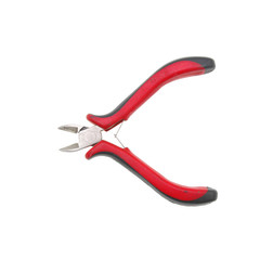 Obraz premium Old nippers on white background