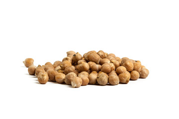 Soybeans isolated on white background