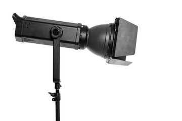 Studio lighting isolated on white