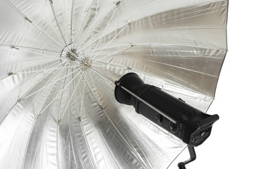 Studio lighting isolated on white