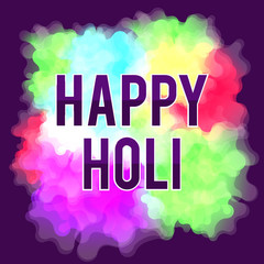 Happy Holi spring festival. Colorful background for the holiday colors. Abstract pattern.