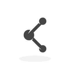 Share Icon. Vector logo on white background