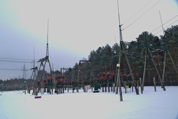 Stacja elektryczna. © boguslavus