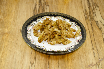 Frisch Panierte und Gebratene Nudel