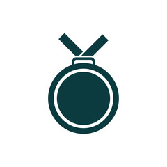 Medal Icon in trendy flat style isolated on white background. Me