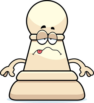 recommend clip art: Sick Cartoon Chess Pawn