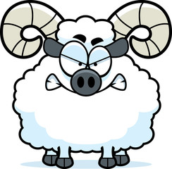 Angry Cartoon Ram