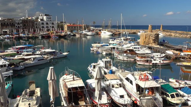 Kyrenia harbour. Kyrenia (Girne), Cyprus.
