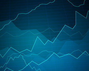 Naklejka premium Vector Illustration of a Statistic and Data, Infographic Background. Information Concept with Graphs and Charts.
