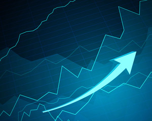 Vector Illustration of a Statistic and Data, Infographic Background. Information Concept with Graphs and Charts.