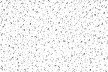 Water drops or rain drop on glass.