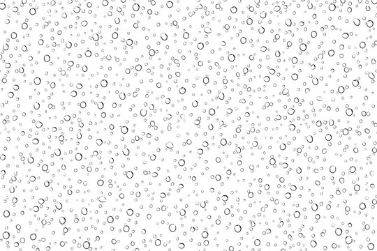 Water drops or rain drop on glass.