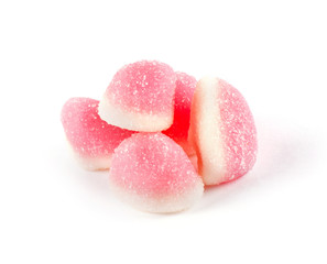 Colorful candy and marshmallows