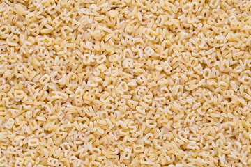 Italian pasta on close up background.