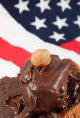 Chocolate nut butter and roasted hazelnuts