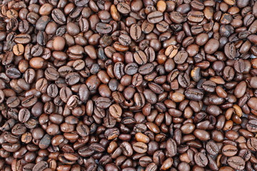 roasted coffee beans, can be used as a background