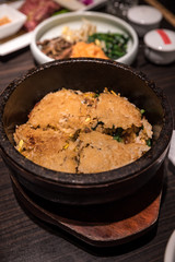 bibimbap heated stone bowl