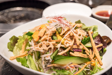 Mixed chef's salad.