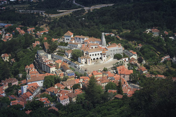 Fototapeta na wymiar Historical center of the village of Sintra, Portugal